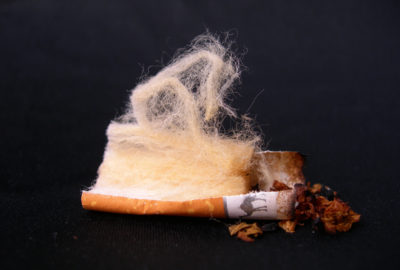 Zigarettenfilter aus Zelluloseacetat | cigarette filter made of cellulose acetate