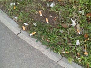 Zigaretten am Weg